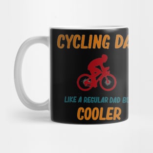 cycling daddy for dad Mug